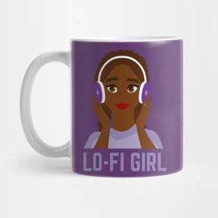 African American LOFI Hip Hop Girl Mug